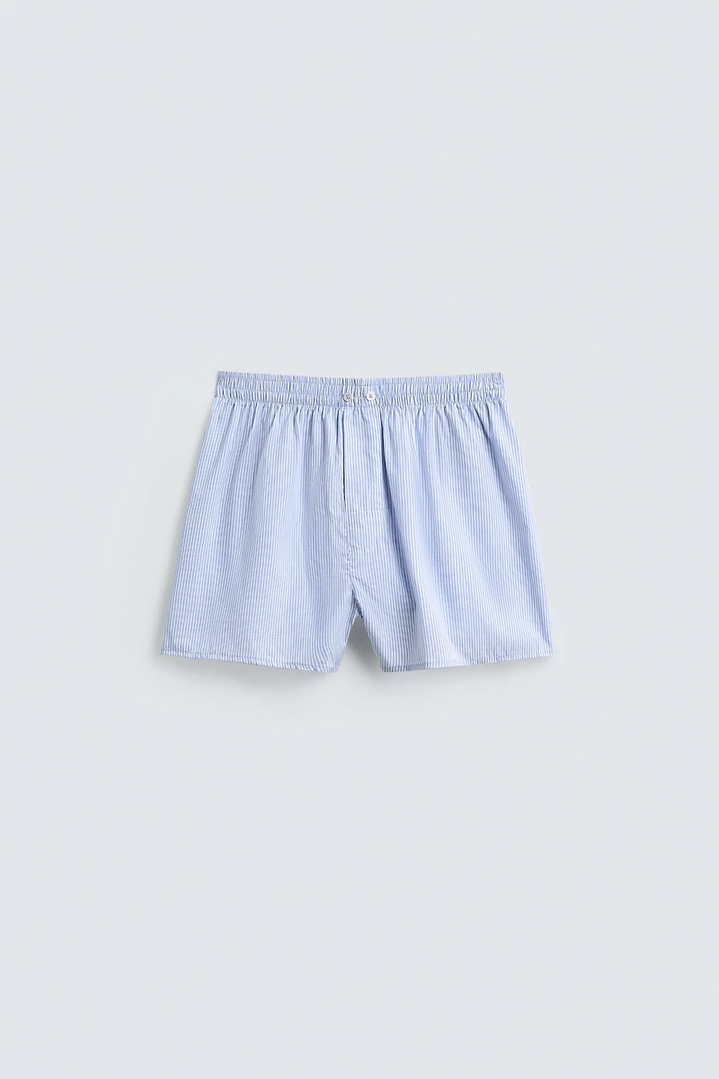 TWO-PACK OF COMBINATION POPLIN BOXERS
