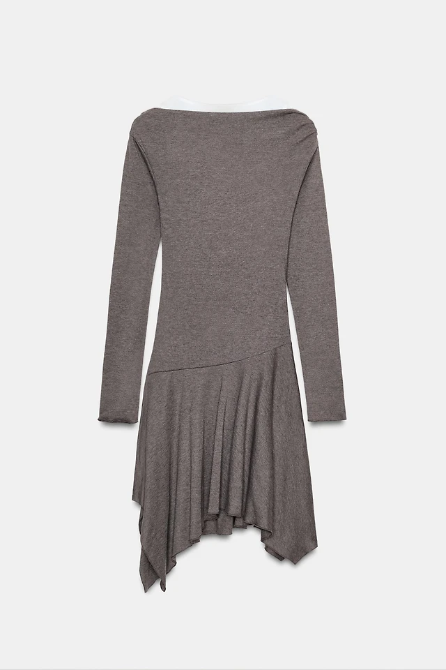 Zara ASYMMETRIC SHORT DRESS at Mall of America in Bloomington, MN