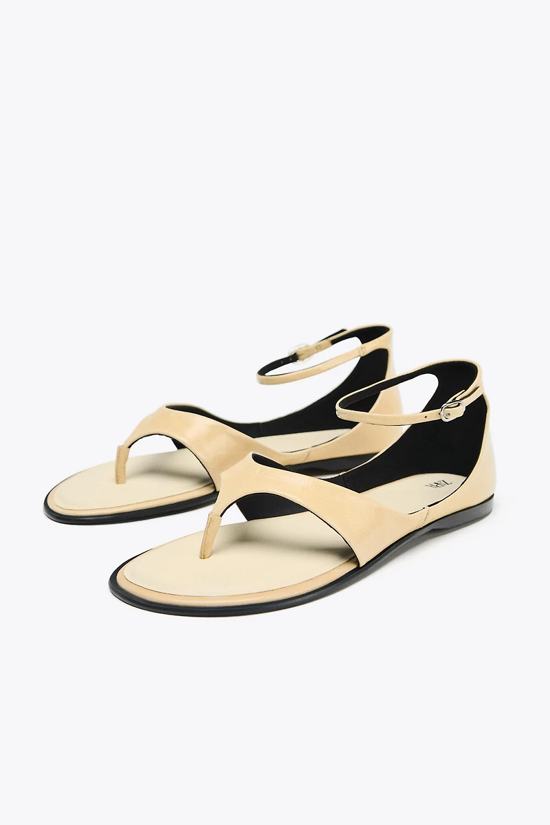 LEATHER TOE SANDALS