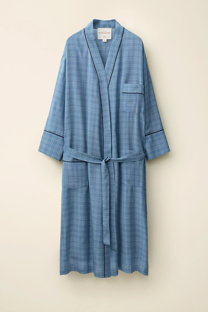 PLAID DRESS CREATED BY CARAMEL LONDON X ZARA