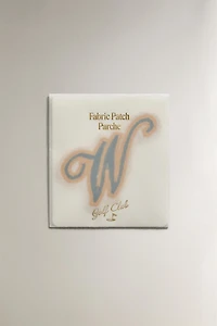 COTTON LETTER W PATCH