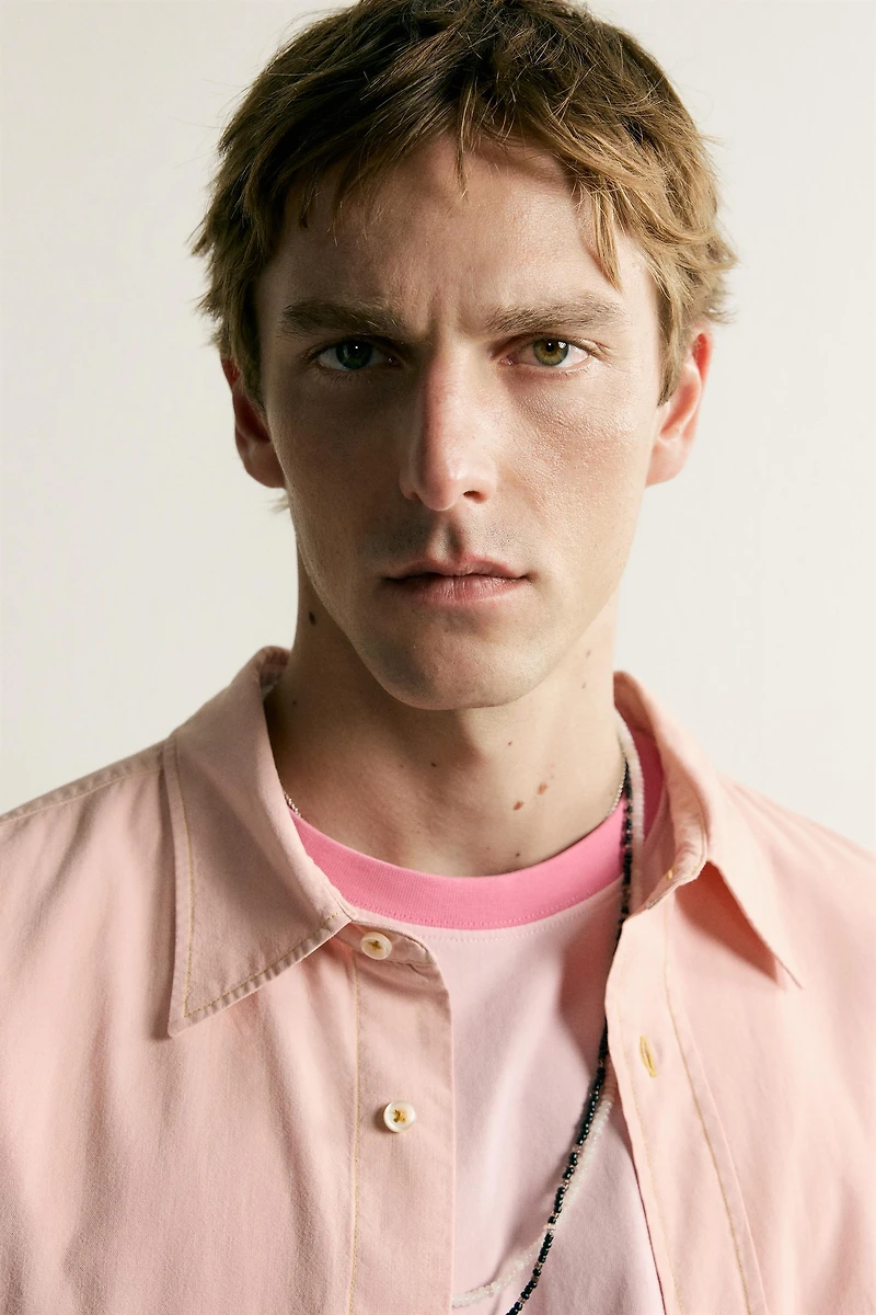RELAXED FIT POCKET SHIRT