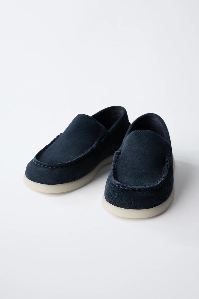 LEATHER DECK SHOES