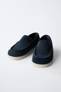 LEATHER DECK SHOES