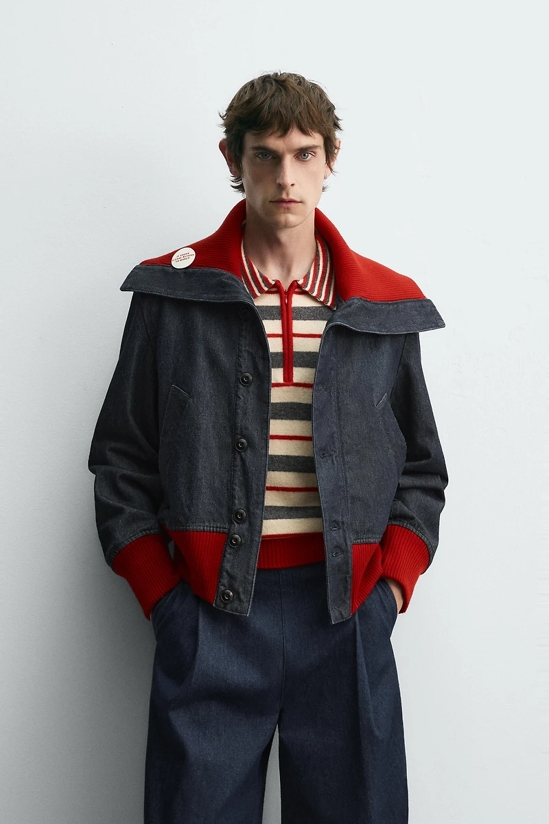 VESTE EN DENIM RIB HARRY LAMBERT FOR ZARA X DISNEY