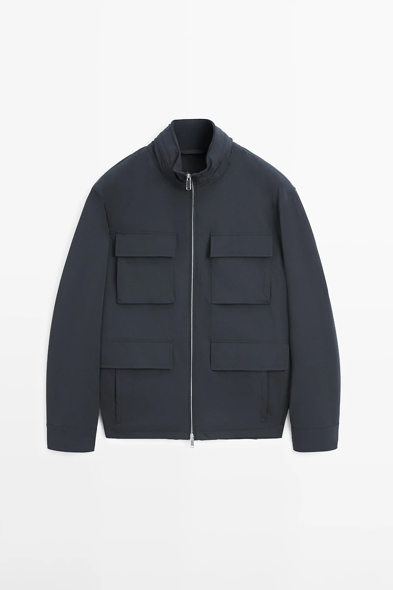Stretch fabric jacket