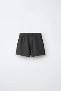 WASHED EFFECT JOGGING SHORTS