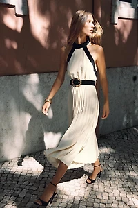 COMBINATION BELTED DRESS