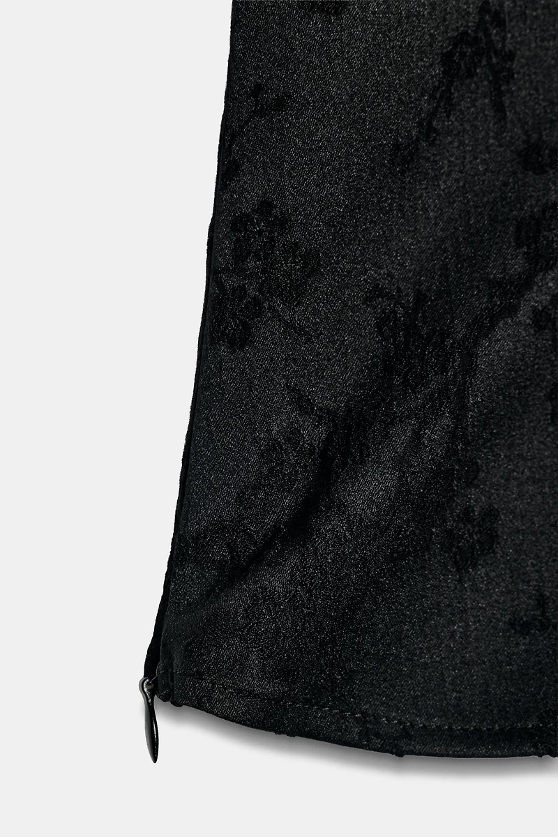JACQUARD FROG FASTENING TOP