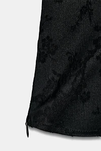 JACQUARD FROG FASTENING TOP