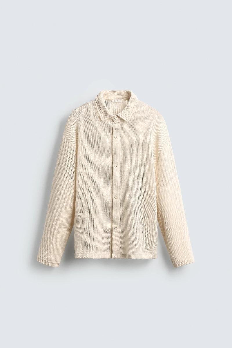OPEN WEAVE SHIRT