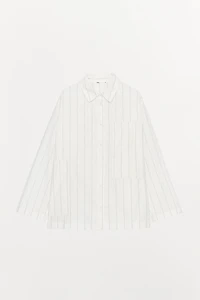 STRIPED PAJAMA SHIRT