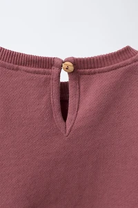 RABBIT APPLIQUÉ SWEATSHIRT