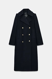 LONG WOOL BLEND COAT ZW COLLECTION