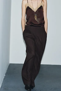 ZW COLLECTION WIDE LEG PLEATED PANTS