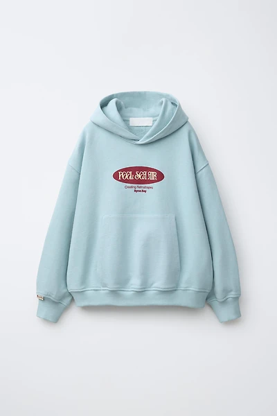 SURF PRINT HOODIE SWEATSHIRT