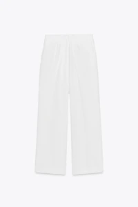 PLEATED WIDE LEG PANTS