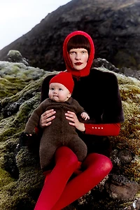 KNIT JUMPSUIT WITH CONTRAST DETAILS