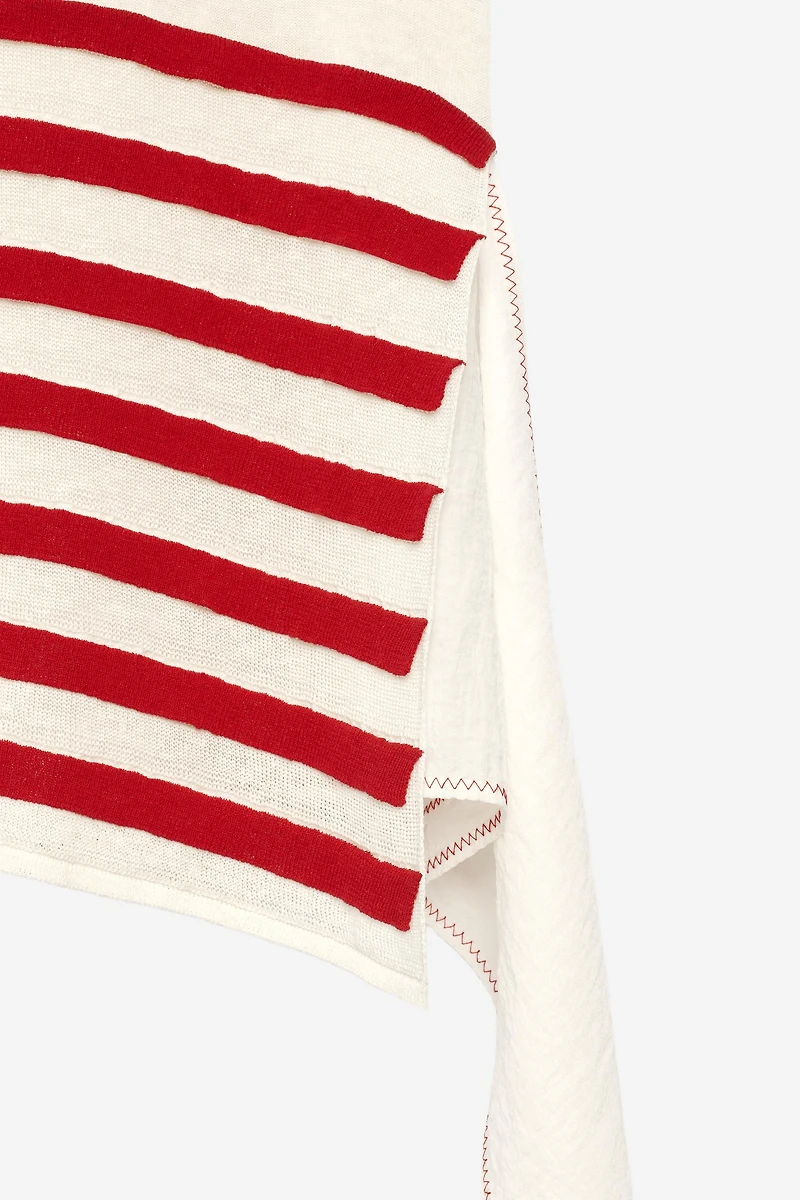 ASYMMETRIC STRIPED KNIT TOP - THE ITEM ZARA WOMAN