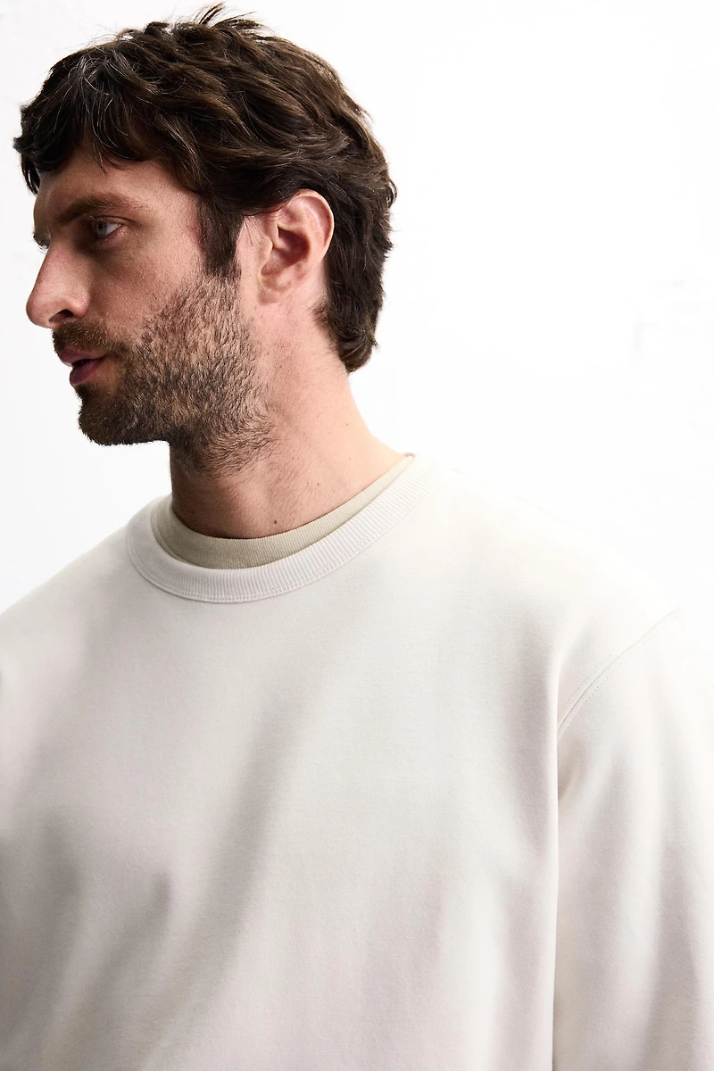 SWEAT COL ROND BASIQUE