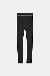 PANTALON LEGGING AVEC CEINTURE