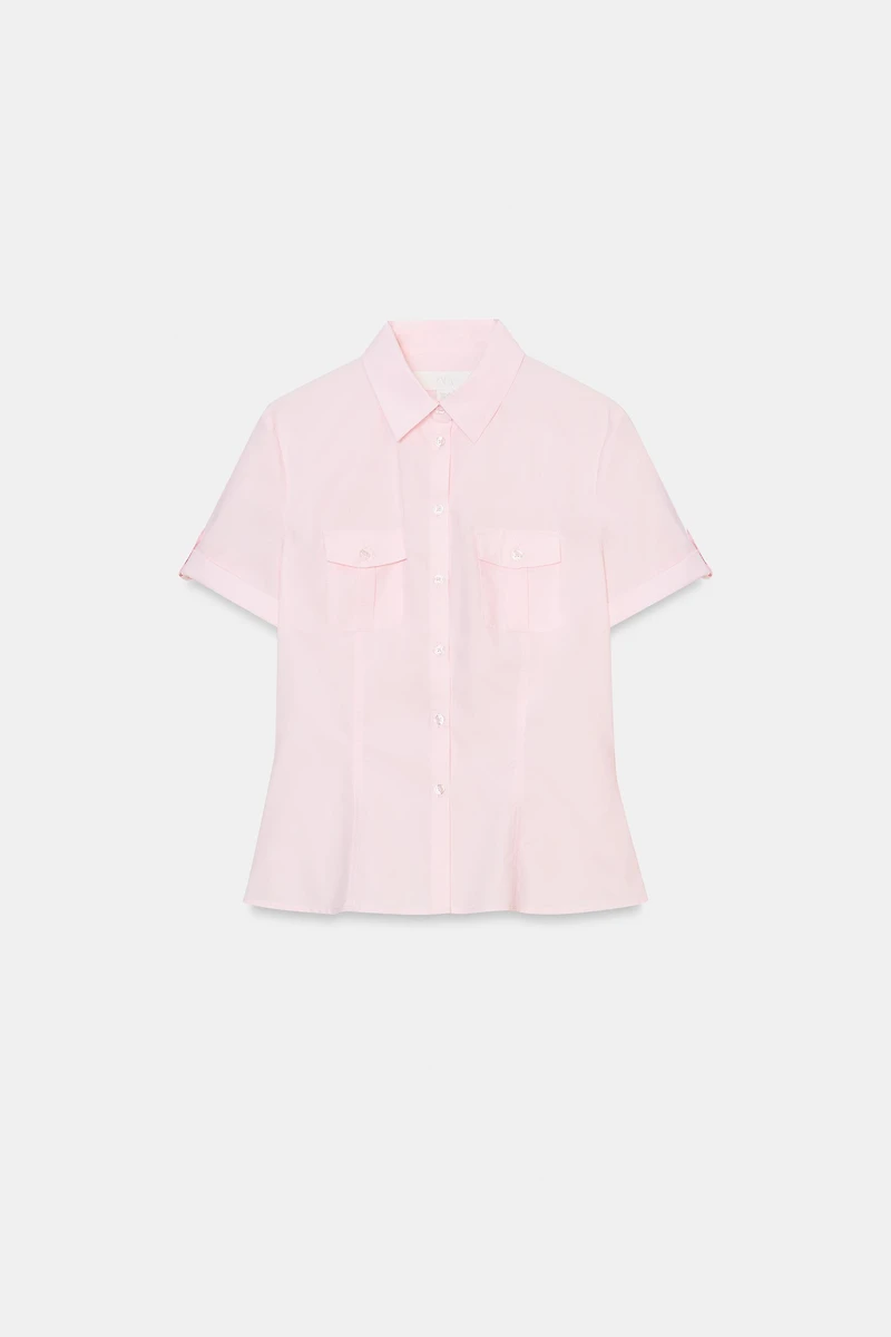 FITTED POPLIN SHIRT