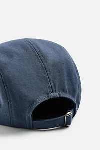 CASQUETTE DÉLAVÉE À IMPRIMÉ COMBINÉ