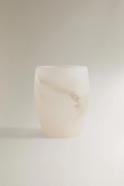 ALABASTER TOOTHBRUSH TUMBLER