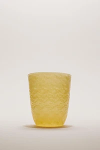 TEXTURED BOROSILICATE GLASS TUMBLER