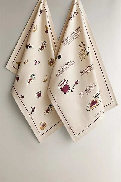 PACK OF JAM KITCHEN TOWELS (PACK OF 2)