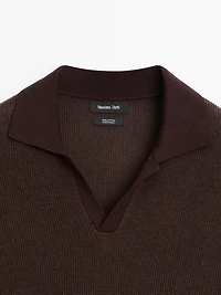 Polo en maille 100 % coton
