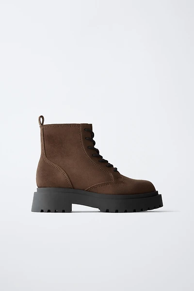 TRACK ANKLE BOOTS