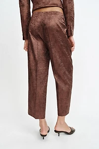 WRINKLE-LOOK CULOTTES