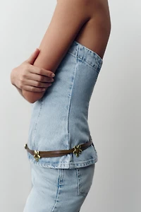 Z1975 DENIM TUBE TOP
