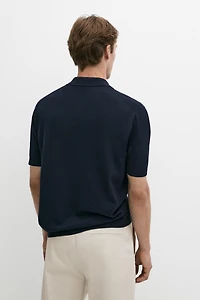 Cardigan en maille à manches courtes et boutons