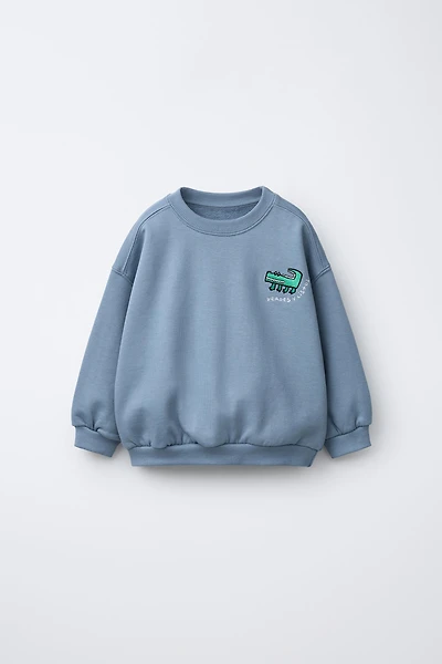 SWEAT BRODERIE ANIMAL