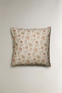FLORAL SATEEN PILLOWCASE (300 THREAD COUNT)