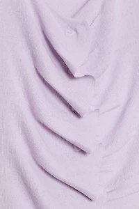 RUFFLED KNIT TOP