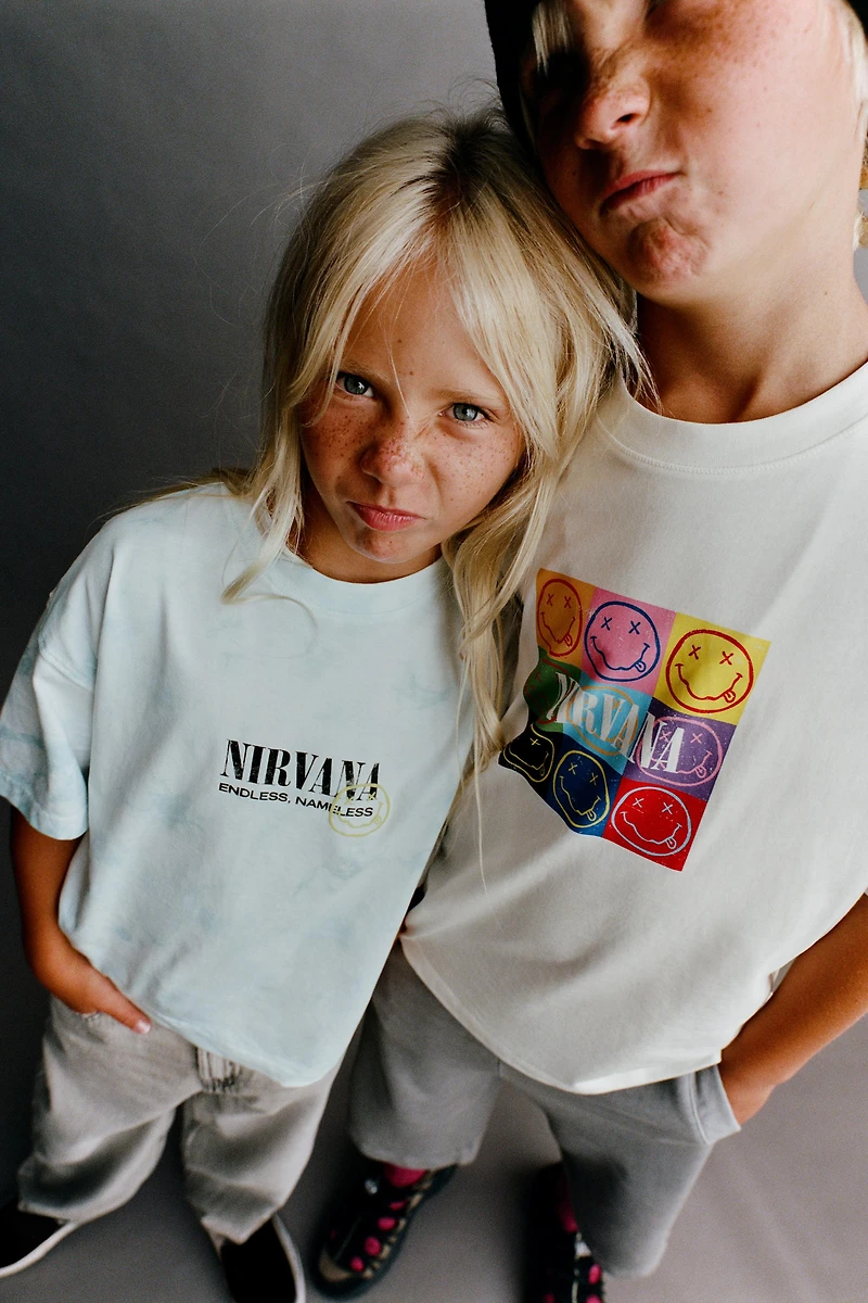 NIRVANA ® TIE-DYE PRINT T-SHIRT