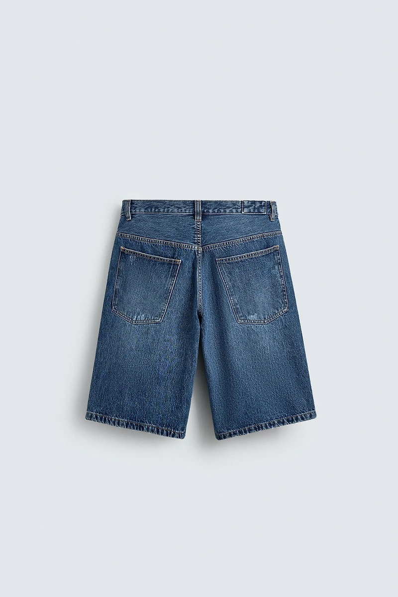 BAGGY FIT DENIM SHORTS