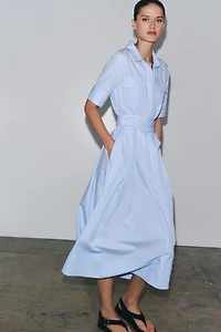 ZW COLLECTION POPLIN SHIRT DRESS