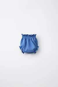 FISH EMBROIDERED BOTTOMS