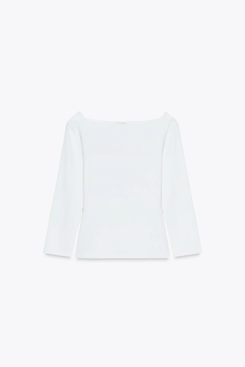 T-SHIRT COL BATEAU