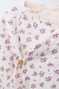 FLORAL KIMONO T-SHIRT