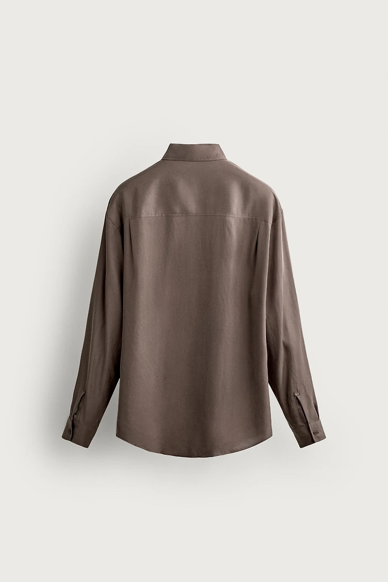 CHEMISE FLUIDE COUPE DÉCONTRACTÉE