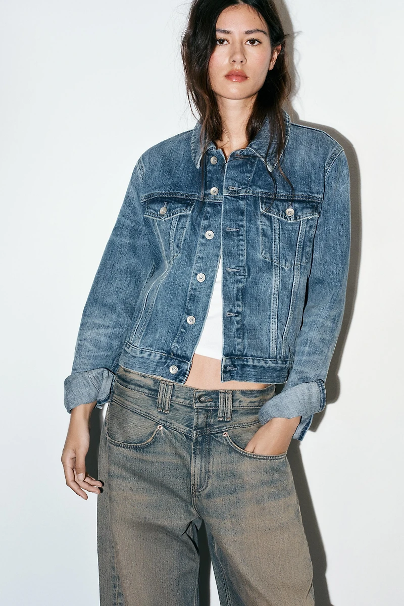 TRF LOW RISE BAGGY JEANS