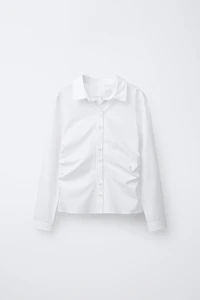 SIDE RUCHED SHIRT