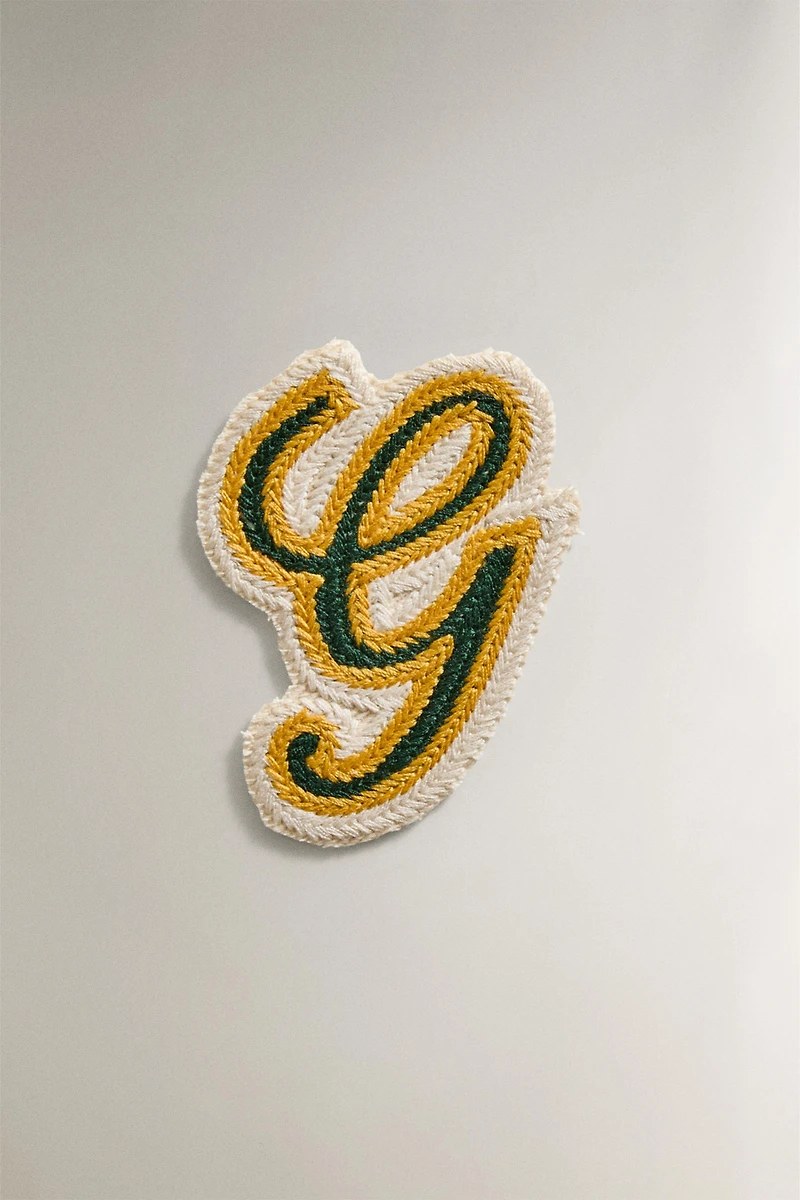 COTTON LETTER G PATCH
