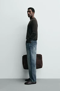 100% WOOL V-NECK JUMPER