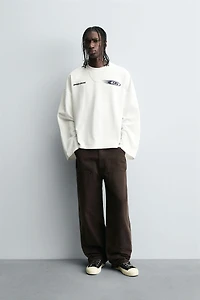 COMBINATION TEXT PRINT T-SHIRT